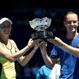Tênis: Luisa Stefani e Rafael Matos ganham o Aberto da Austrália (Jaimi Joy/Reuters - 27.01.2023)